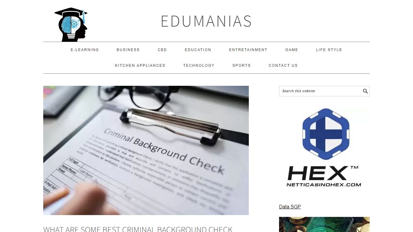 What are some Best Criminal Background Check sites - EduManias